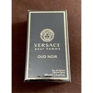 VERSACE POUR HOMME OUD NOIR EAU DE PARFUM SPRAY FOR MEN 3.4 Oz / 100ml BRAND NEW